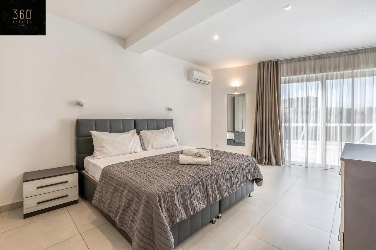 Stunning 2Br Penthouse With Beautiful Harbour View By 360 Estates Apartment Pieta Malta